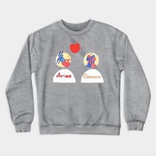 Aries Loves Gemini Crewneck Sweatshirt